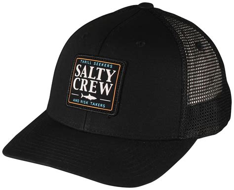 Salty Crew Cruiser Retro Trucker Hat - Black