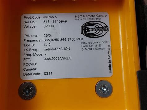 Hbc-radiomatic Micron 5 Remote Control – Aeliya Marine Tech