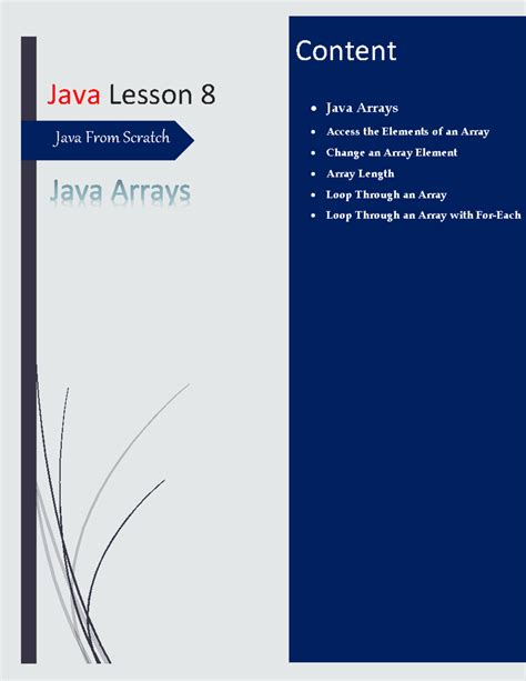 Array in Java Programming Lecture Note 的图像结果