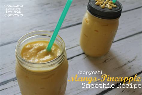 McDonald's Mango Pineapple Smoothie Recipe {Copycat}