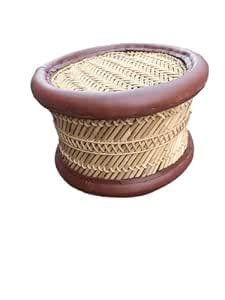 SAWARIYA HANDICRAFT House Handmade Sarkanda Wooden Small Muddi/Stool ...