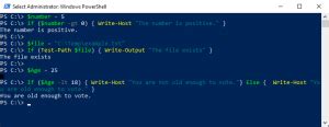 Image result for PowerShell If Else Statement