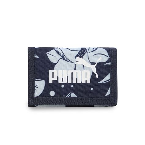 Buy Puma Unisex Blue Printed Wallet Online