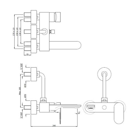 Jaquar Opal Prime Single Lever Wall Mixer With Provision For Overhead ...
