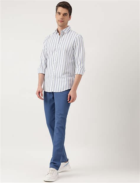 Buy Pure Cotton Striped Spread Collar Shirt at Marks & Spencer