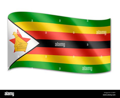Zimbabwe flag hi-res stock photography and images - Alamy