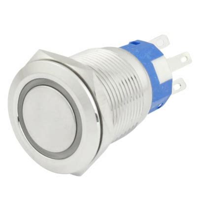 Probots Metal Push Switch with Illumination LED - Push Button Switch ...