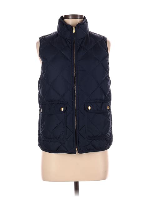 J.Crew 100% Polyester Blue Vest Size 8 - 70% off | ThredUp