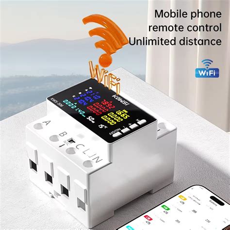 KWS-306WF Energy Meter Power Meter DIN Rail 3 Phase India | Ubuy