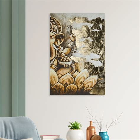 Artistry Ganesha Canvas Picture Frame - 60x90cm | Home Centre | Sector ...