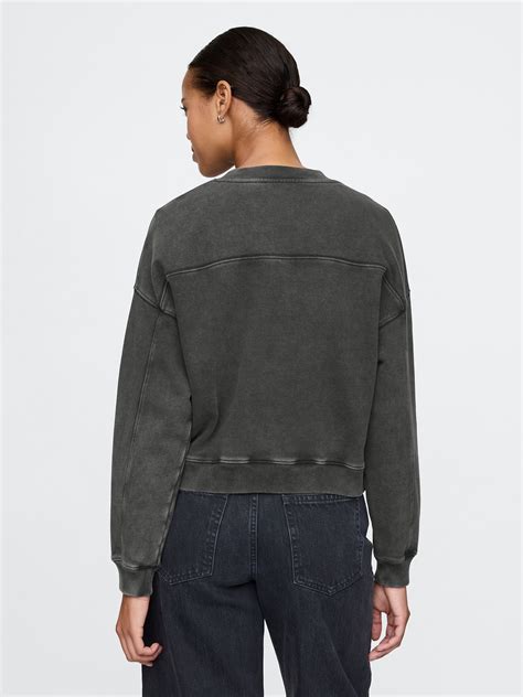 Heavyweight French Terry Oversized Sweatshirt | Gap