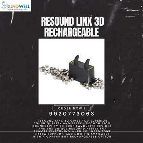Resound Linx 3D Rechargeable in Ghatkopar Hearing Aids at price INR 0 ...