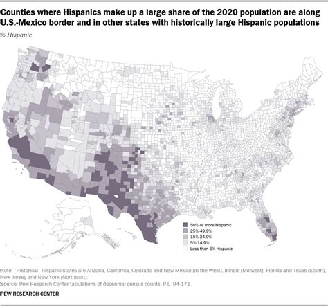 U.S. Hispanic population continued its geographic spread in the 2010s | Pew Research Center