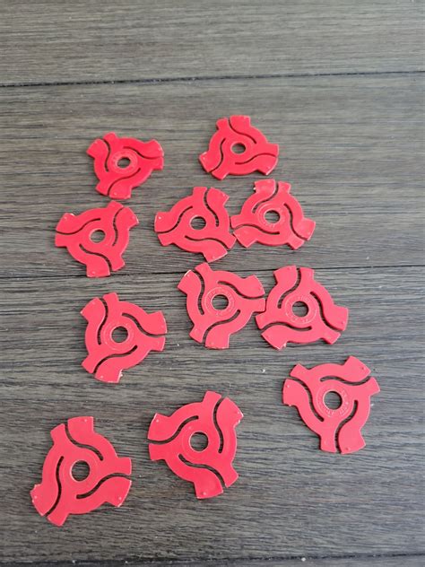 Vintage Set of 11 45 RPM Adapters - Etsy