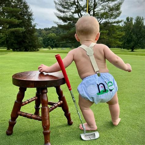 Hole in ONE, Baby Boy Golf, Boys First Birthday Outfit, First Birthday ...