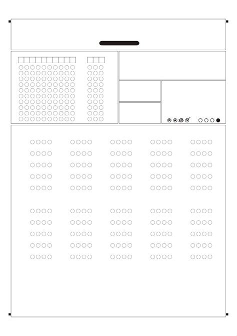 50 Questions OMR Sheet - Shskks - ROLL NO. INSTRUCTIONS FOR FILLING THE ...