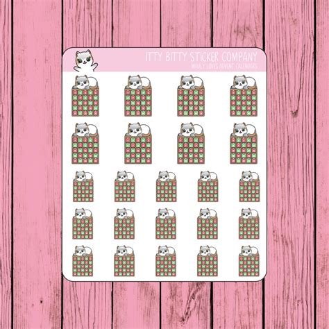 Mauly Loves Advent Calendars - Hand Drawn Itty Bitty Kitty Collection ...