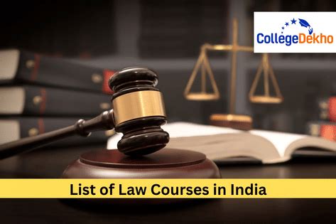 List of Law Courses in India: Courses, Admission Process, Fees ...