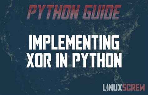 Xor Code in Python 的图像结果