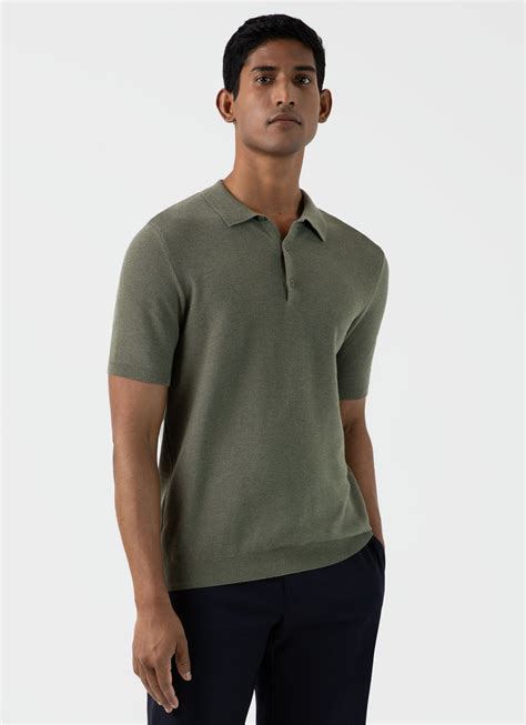 Men’s Knitted Polo Shirts | Sunspel