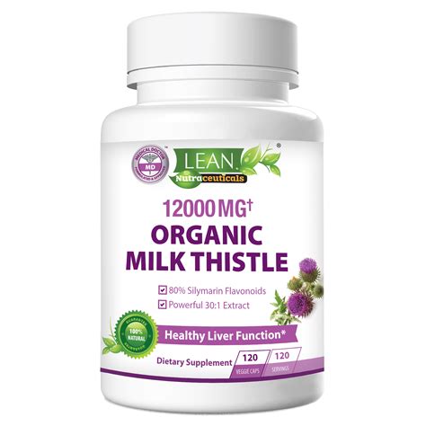 Organic Milk Thistle - Lean Nutraceuticals