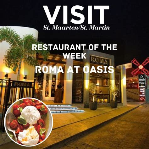 Visit St. Maarten / St. Martin Restaurant of the Week: Roma at Oasis ...