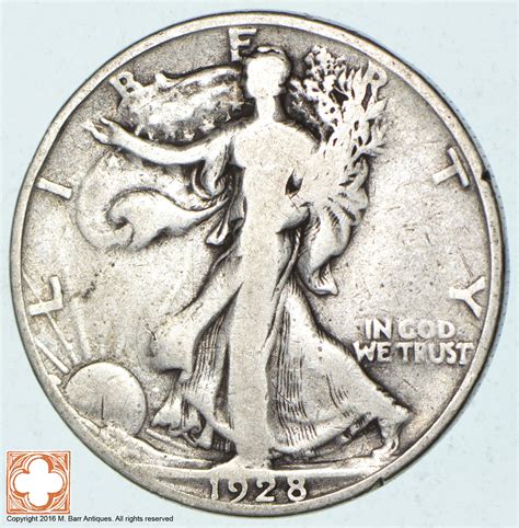 Crisp Detail - 1928-S Walking Liberty Half Dollar - Look it up ...