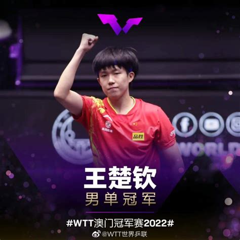 2022年WTT世界杯决赛男单决赛：王楚钦夺冠-搜狐大视野-搜狐新闻