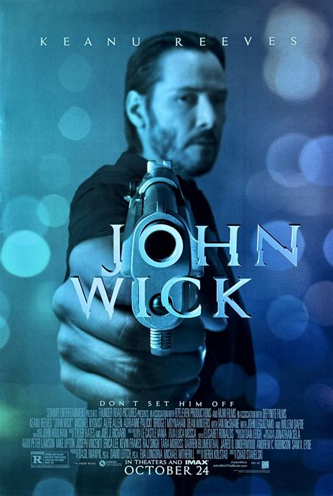 Original John Wick Movie Poster - Keanu Reeves - Chad Stahelski