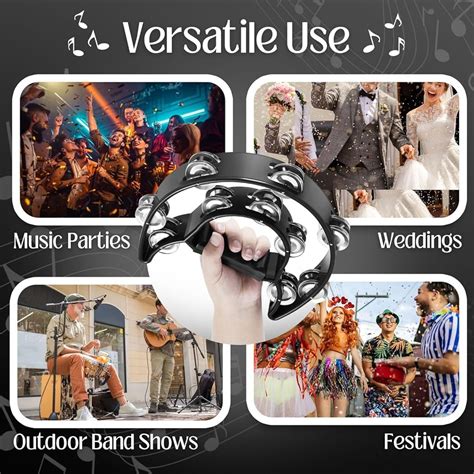 Flexzion Tambourine Metal Half Moon Musical India | Ubuy