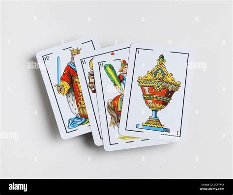 Spanish playing cards called naipes Stock Photo - Alamy