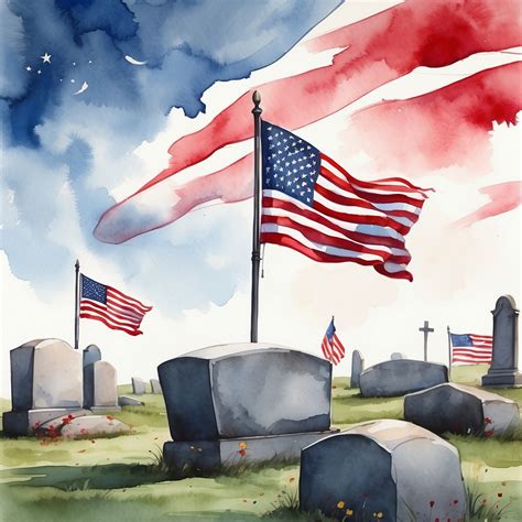 Memorial Day Illustration Art Print Free Stock Photo - Public Domain ...