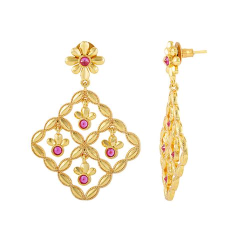 Gota Patti Nakashi Jaali Earrings – VOYLLA