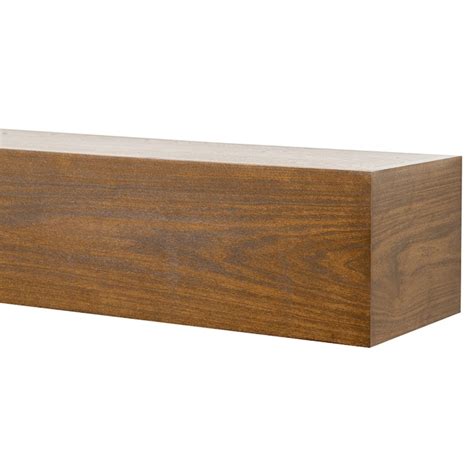 Modern Ember 60-in W x 8-in H x 10-in D Ginger Poplar Hollow ...
