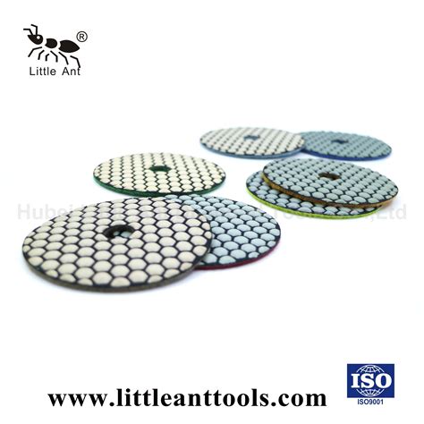 4inch 100mm 7 Steps Hexagon Diamond Dry Quartz Granite Stone Concrete Polishing Pads - Polishing ...