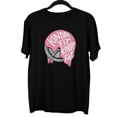 Kinda Fit Kinda Fat Gym Unisex Oversized T-Shirt – Shuflz