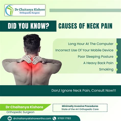 Dr. Chaitanya Kishore on LinkedIn: Feeling a crick in your neck? Here are some possible culprits ...