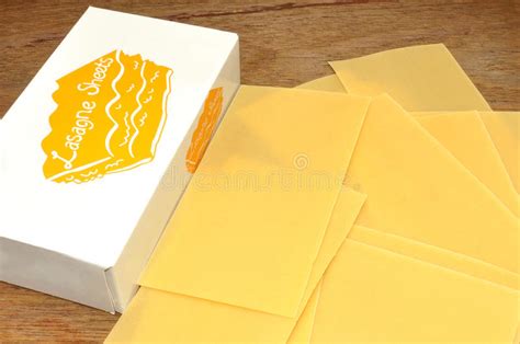 Dried Lasagne Sheets stock photo. Image of texture  