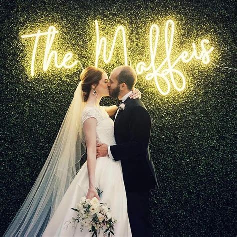 Custom Name Neon Sign Light Neon Sign Wedding Neon Sign Wall | Etsy