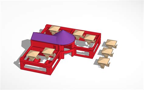 3D design restaurant - Tinkercad