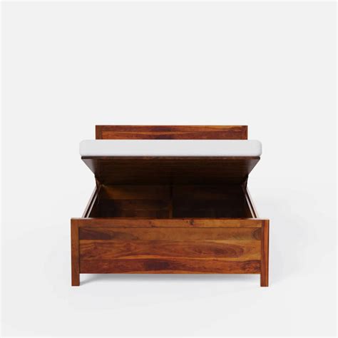 Buy Classic Solid Wood King & Queen Size Storage Bed Online