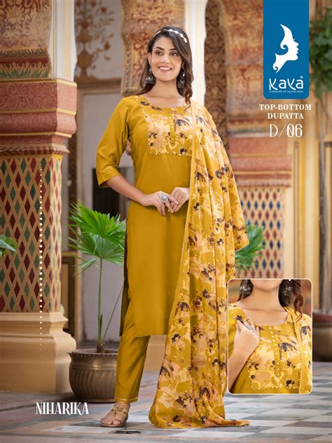 Kaya Niharika Romani Silk Designer Ready Made Kurti Set