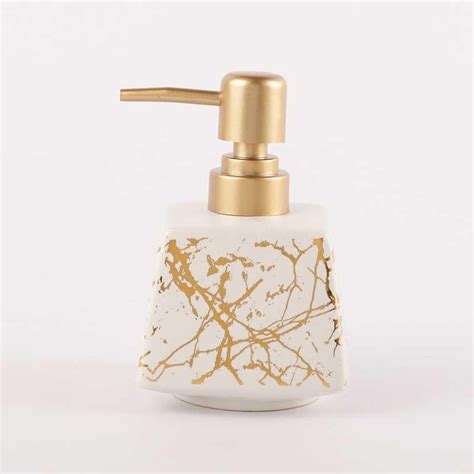 Buy Marble Texture Soap Dispenser - Square Online in India | Vaaree