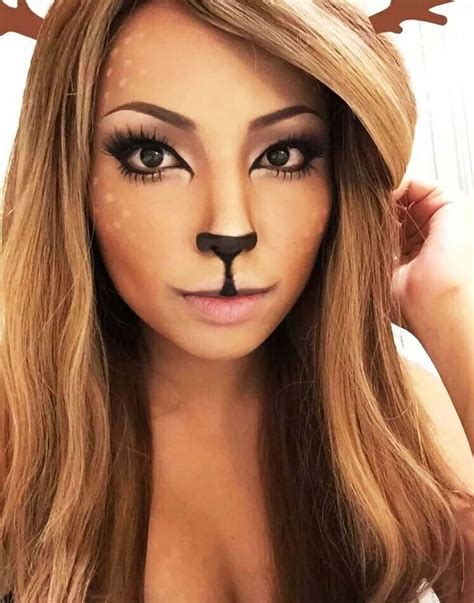 deer costume makeup simple