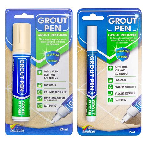 Buy Grout Pen Tile Paint Marker: Waterproof Grout Colorant and Sealer ...