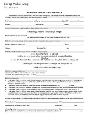 Dupage Medical Group Medical Records - Fill and Sign Printable Template ...