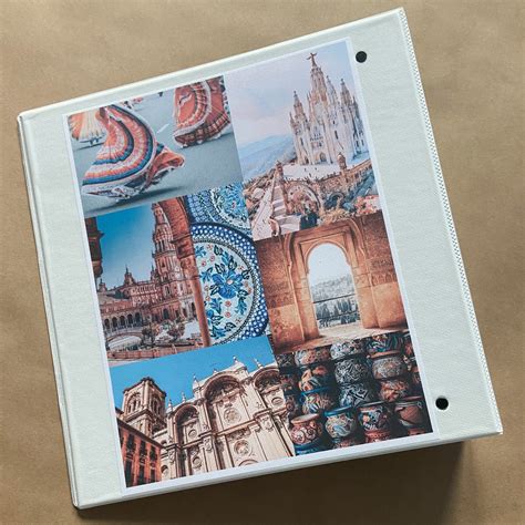 Spanish Collage Binder Cover | Aesthetic School Supplies - Etsy