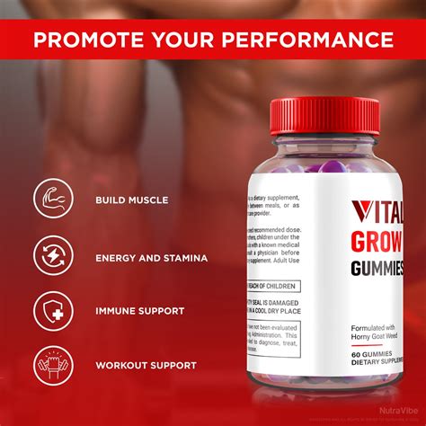 (3 Pack) Vital Grow XL, Official Vital Grow XL Testo Gummies, Vital Grow For Men Premium Gomitas ...