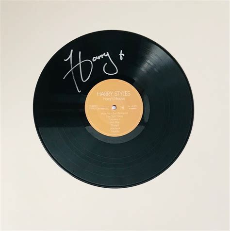 Harry Styles Harrys House Autographed LP Vinyl Display Record - Etsy