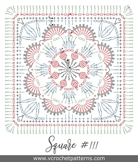 Crochet Granny Square Pattern